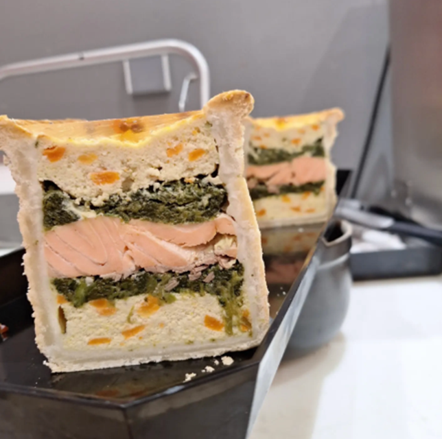 Pâté épinard saumon