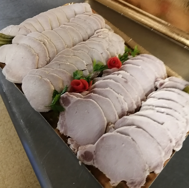Porc froid Rôti de porc froid